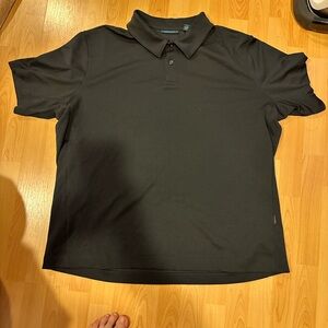 Perry Ellis Men's Black Performance Polo Shirt